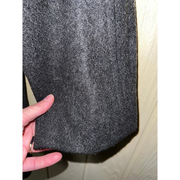 Wool X-Large Peacoat Anchor Button Vintage 90's Y2K Double Breasted Gray XL USA - Picture 8 of 11